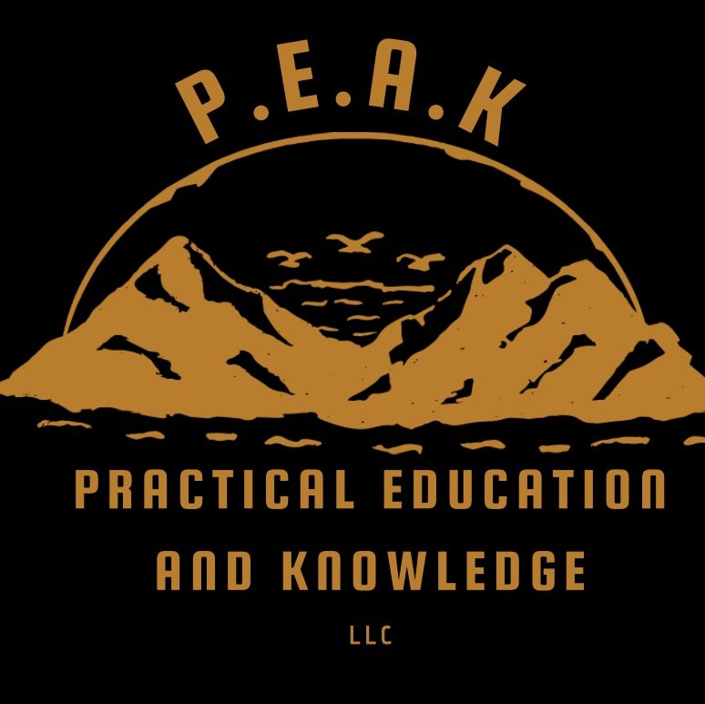 Practical Education And Knowledge Neurodivergent Microschool Logo